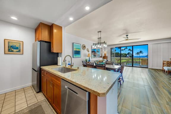 KP212 Ocean View | AC•Pool•Gym | Two Lanais